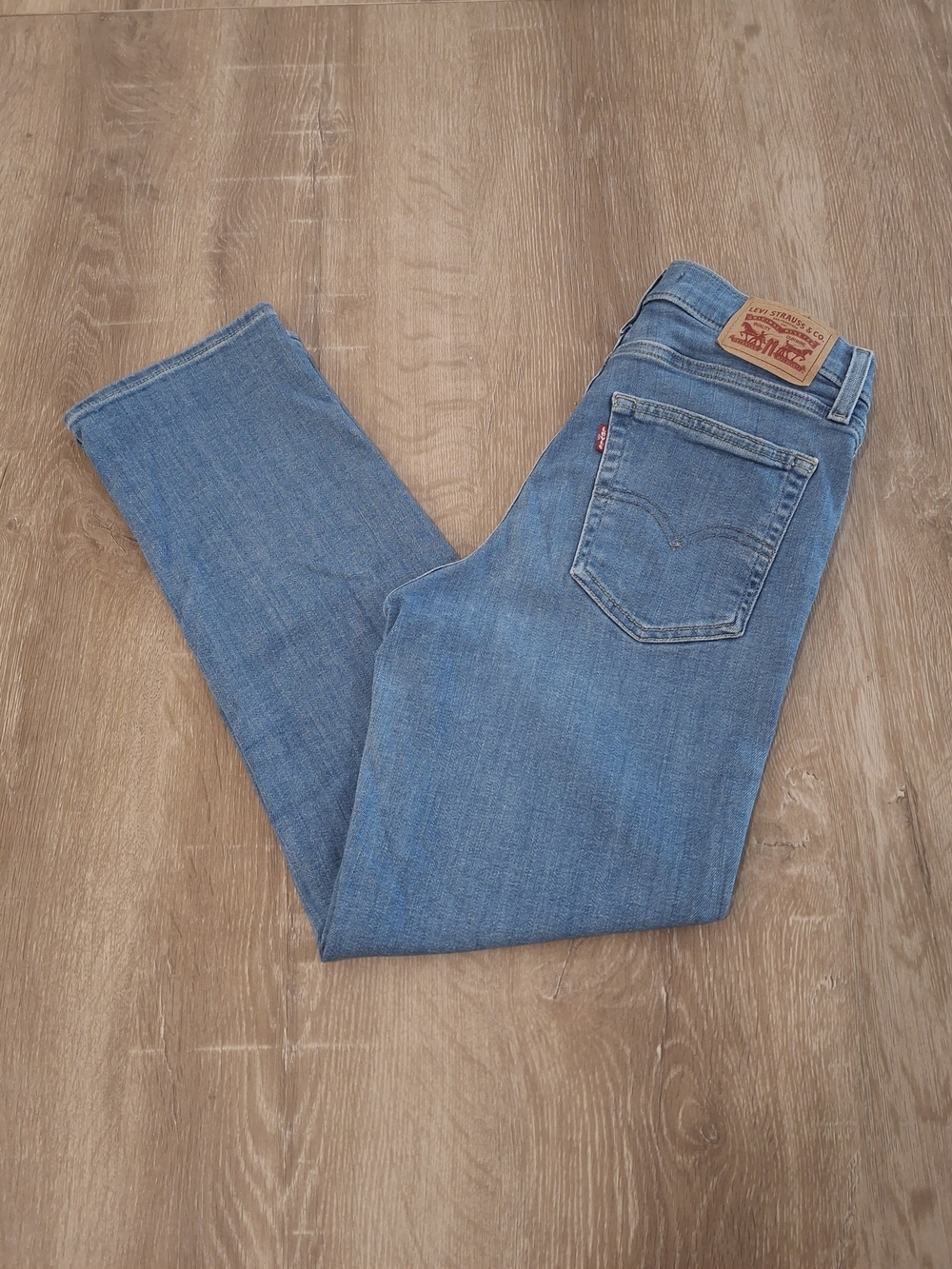 Levi's 724 High Rise Straight Ankle Jeans Women's 28 Medium Wash *288*